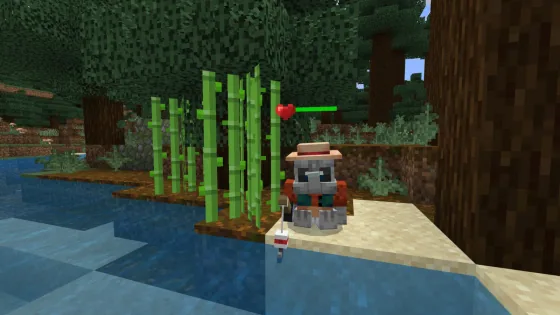 Cute Golems in a snowy biome