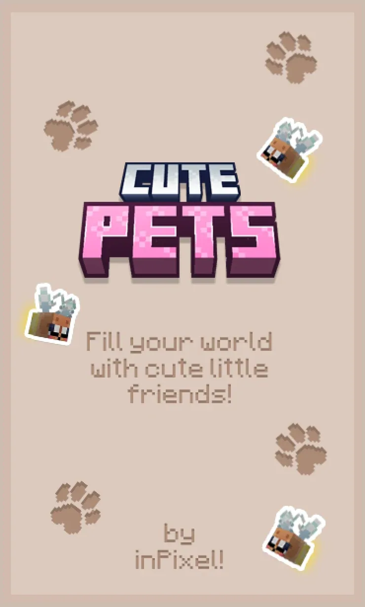 Cute Pets guide, welcome page