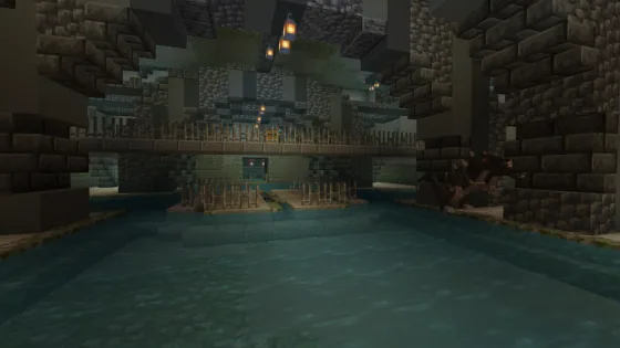 Merchant NPC inside the Dark Rooms dungeon