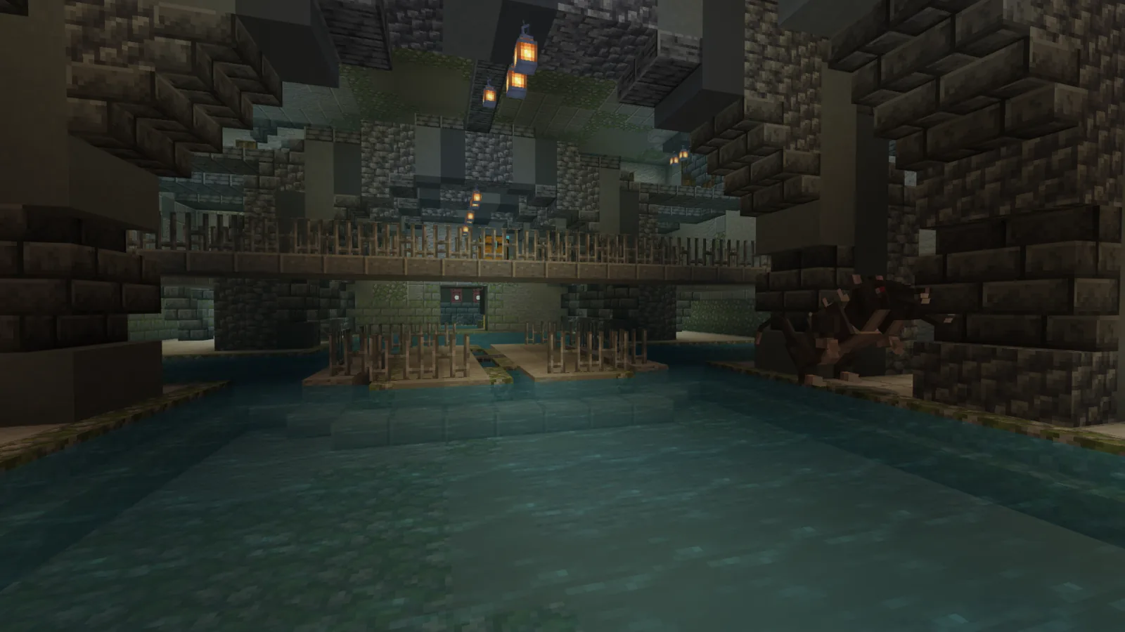 Merchant NPC selling upgrades in the dungeon