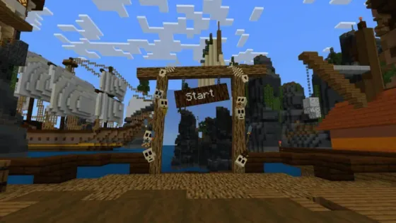 Endless parkour obstacles generated ahead of the runner