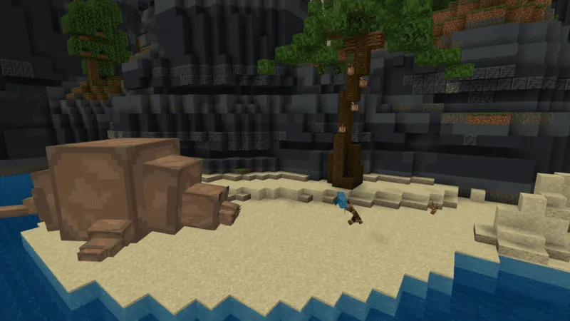 Jumping between floating parkour platforms